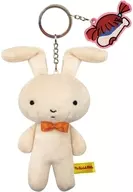 Plush toy key ring "CRAYON Shinchan" with Nene's rabbit embroidered charm.