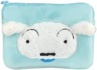 White Mini Tissue Pouch "CRAYON Shinchan"