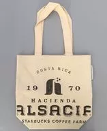 HACIENDA Starbucks Reserve Canvas Tote "Starbucks Coffee"