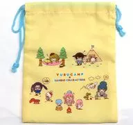 Gathering Mini drawstring bag "Laid-Back Camp△ x Sanrio Character Connectors" Limited Celia