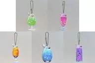 5-Type Set "Pure Cafe Moving Lame Cream Soda Key Holder"