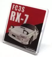 Ryosuke Takahashi (FC3S RX-7) Air Conditioner Acrylic Clip "Gura KUJI New Theater INITIAL D Legend3 - Mugen - Limit -! Extreme Battle Selection - Online KUJI" D Prize