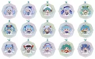 15-Variety Set Snow Miku All-Stars Acrylic Charm Chokonoko "Ichiban KUJI Snow Miku ~ SNOW MIU ~ Third Season" K Prize