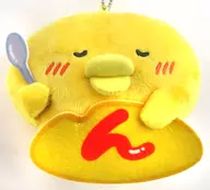 Bone-in Chicken (Omelette) Mogu Mogu Plush toy with Ball Chain "チキップダンサーズ"