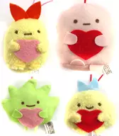 All 4 Types Set Heart-shaped Chibi mascot "Sumikogurashi"