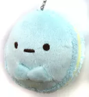 Tapioka (Blue) Minikko Chewy Macaron mascot key chain "Sumicco Gurashi"