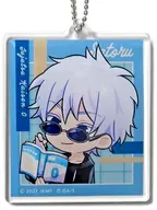 Satoru Gojo (desk) Acrylic Key Holder "Maru KUJI Gekijo Jujutsu Kaisen 0 Nakaku Reading Time" Middle blessing 11