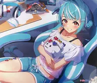 Ramune Shiranami VSPO! GEAR Mouse Pad "Virtual YouTuber Buisupo!"