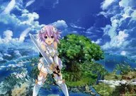 [A la Carte] Purple Heart Background "Four Goddesses Online CYBER DIMENSION NEPTUNE Purple Heart 1/7 ABS & PVC Painted Finished Product Electric Shock 25th Special Pack" Bonus included in the package