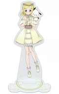 06. Midorikaze Fuwari x Pochakko (life-size illustration) Acrylic Stand "PriPara 10th Anniversary x Sanrio Character Connectors"