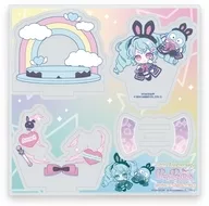 09. Sumibi Koda x ハンギョドン (Mini Character illustration) acrylic stand plate "PriPara 10th Anniversary x Sanrio Character Connectors"