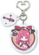 03. Sophie Hojo x Rulloromanic (Mini Character illustration) Acrylic Key Holder with heart shaped Naskan parts "PriPara 10th Anniversary x Sanrio Character Connectors"