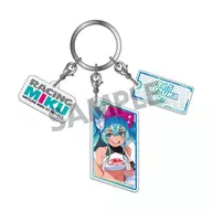 Racing Miku 2024 rd. 6 SUGO Ver. 3-chain acrylic key holder "Hatsune Miku GT Project"