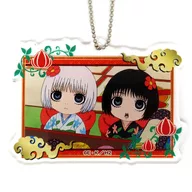 Zashiki Doji Acrylic Key Holder "Maru KUJI Hozuki's Coolheadedness 10th Anniversary 弐弾" Middle blessing 06