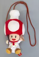 シェフキノピオ Plush toy Pouch "Super Mario" Universal Studios Japan Super Nintendo World Limited