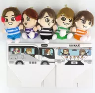 Kanjani8 (Super Eight) Chibinui Set (com caixa de estilo campista) / 5 peças incluídas "Kanjani8 47 Prefectural Tour UPDATE" Johnnys "ONLINE STORE limitado