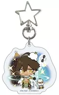 "Star-shaped Naskan Acrylic Key Holder Fate/Grand Order× Sanrio Character Connectors 01. Drawing illustration" Oji Man Diaz x Coro Coro Kuririn