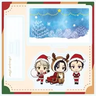 09. Christmas ver. C (Mini Character illustration) Acrylic Stand Plate "Patriotic Moriarty"