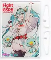 Racing Mickey Mini Acrylic Art Support Cut Rd. 1 Okayama 2023 "Hatsune Miku GT Project"