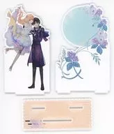 Claudia & Noah Diorama Acrylic Stand 2023 Flower Motif "The oppressed Exiled Princess was a reincarnated Witch of the Legend ~ I will be in trouble if you come to pick me up. Please don't disturb me when I take a nap with my servant ~"