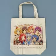 Collection (Animal band for hair) Tote Bag "Is the Order a Rabbit? Bloom"