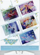 [Single Item] Gathering (Hakusei Dai-ichi Gakuen) Special comment included acrylic panel "World End Heroes 1st Anniversary Book ebtenDX Pack" special bonus