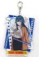 Temari TSUKIMURA "Gakuen idol Master ×TOWER RECORDS Trading Acrylic Key Holder"