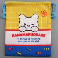 Hanamaru Ghost drawstring bag Blue "Sanrio Character Connectors"