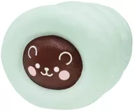 Chocolate mint (green) Chocolate Filled Brioches