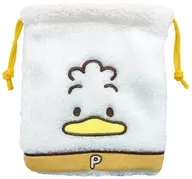 Ahiru-no-Peckuru Mofu Mofu drawstring bag' Hatsudambu'