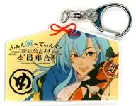 Harusame Rei Onna Acrylic Key Holder "Virtual YouTuber Aogiri High School Harusame Rei Onna ~ Toingu! - New Year's party! All members gather! -"