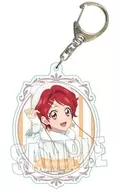 [New] Ichinose Kaede White Poncho ver. Small Large Acrylic Key Holder "Aikatsu!! 10th Story ~ STARWAY to the Future ~"