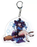 13. Takarata Rokka (Witch ver.) Drawing Illustration Decaacrylic Key Holder "Grid Man Universe"