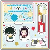 [New] 10. Akaya Kiribaru & Ryuji Omagari & ルロロマニック (J ver.) Illustration Acrylic Stand Plate "Shin Tennis-no Oji-sama x Sanrio Character Connectors"