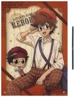 Tsunayoshi Sawada & Reborn A4 Acrylic Panel "Ka Miani KUJI Tutor, Hitman REBORN! British Fashion" A Prize