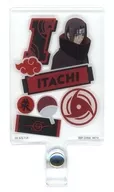 Uchiwa Uchiwa Itachi Strap Holder Charm "Ichiban KUJI NARUTO - Uzumaki Naruto - Red Eyes that Capture the Heart of Shippoku" F prize