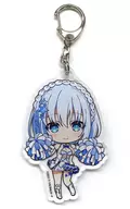 Tobiichi Folded Paper (Deformed Illustration) Acrylic Key Holder "DMM Scratch! DATE A LIVE IV" C-8 Award