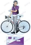 "YOWAMUSHI PEDAL GLORY LINE" Big Acrylic Stand for Todo Jinpachi Painted Outing ver. BIG Acrylic Stand