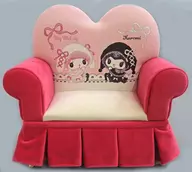 Pink Moonnight's Merokuro sofa shaped jewelry box "My Melody, Kuromi"