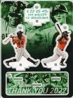 Adam Walker #44 & Naoki Yoshikawa #2 (Yomiuri Giants) Thank you 2022 Acrylic Stand (June 22nd)