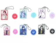 6-Piece Set Acrylic Stand Key Holder "KUJI Square Iisu KUJI" C Prize