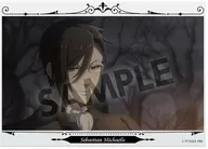 Sebastian Michaelis A6 Visual Acrylic Plate "Black Butler - Boarding School Edition -"