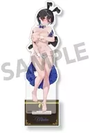 BIG acrylic stand "Bunny Garden" painted by Miha Ko (B)