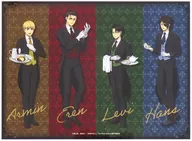 Gathered Acrylic Plate "Attack on Titan Butler Costume Drawing Acrylic KUJI" A