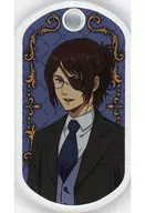 Hanji Zoe (Vertical / Name) Dog Tag Style Acrylic Key Holder "Attack on Titan Butler Costume Drawing Down Acrylic KUJI" C-3