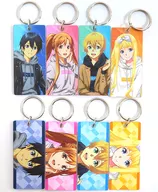 8 kinds set "SWORD ART ONLINE arti-mate trading acrylic key tag drawing casual plain clothes ver. 2"
