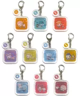 10-Type Set "Jujutsu Kaisen 2nd Shibuya-jihen x Sanrio Character C's Acrylic Key Holder with Parts"