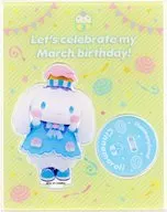 Cinnamoroll (Birthday, 2021) acrylic stand "Sanrio Character Cters" Sanrio Character CTer Park Harmony Land Goods