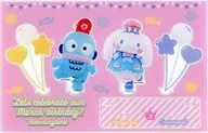 Cinnamoroll & ハンギョドン Character Cuter Birthday Acrylic Stand Set "Sanrio Character Cuters" Sanrio Character CutEr Park Harmony Land Goods