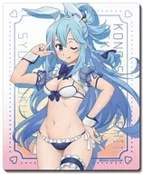 デザイン01(アクア/バニー風水着ver.) 描き下ろし ラバーマウスパッド 「この素晴らしい世界に祝福を!3」